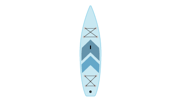 Infografik Standup-Paddling Board