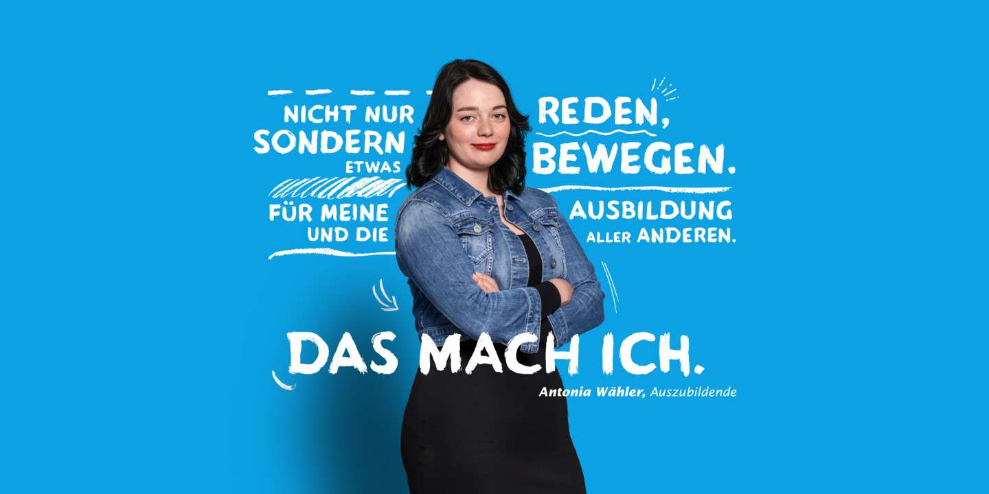 Auszubildende Frau