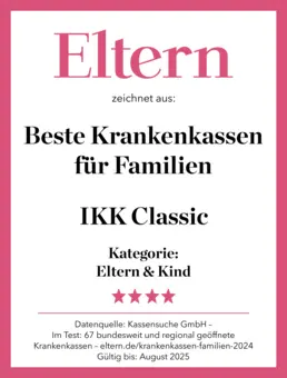 Eltern: Beste Krankenkassen für Familien, Kategorie Eltern & Kind