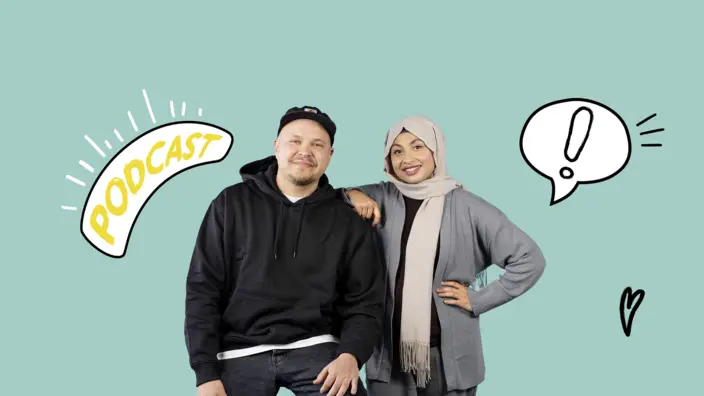 Urooba und Marco aus dem Podcast