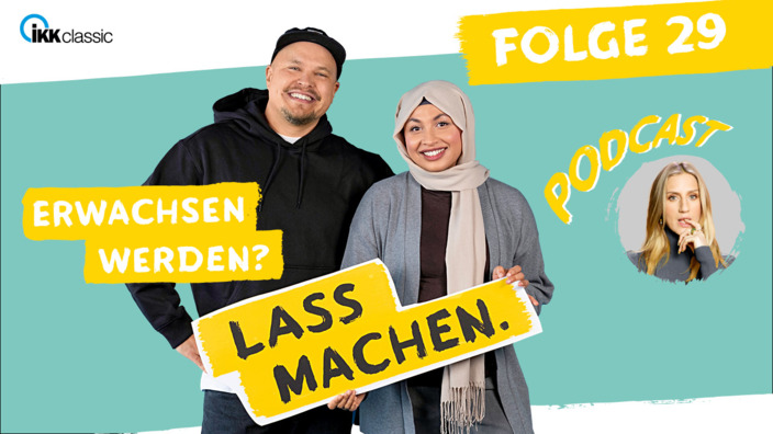 Illustriertes Portrait von Urooba Aslam und Marco Sergio Gabriel mit Gast Elena Grushka.