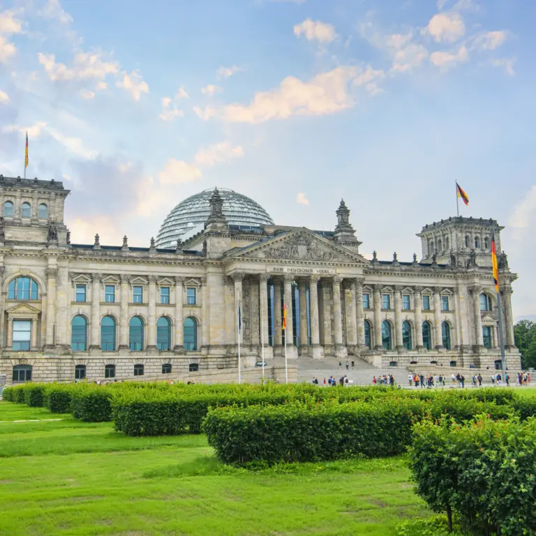 Der Bundestag in Berlin.