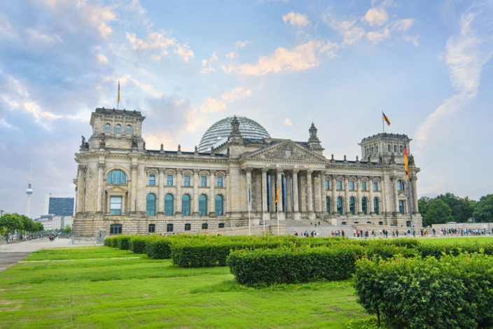 Der Bundestag in Berlin.