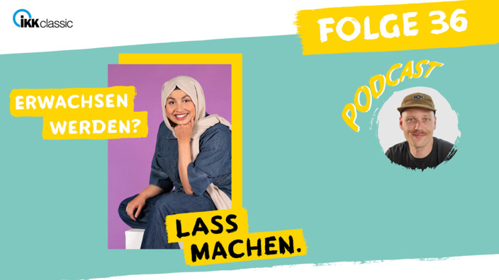Illustriertes Portrait von Urooba Aslam mit Gast Laurin Bock.