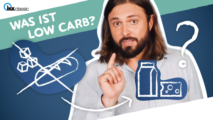 Startscreen des Low-Carb-Videos mit Achim Sam