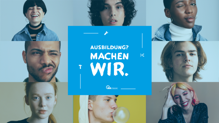 Das Visual zur Staffel 1 von "Ausbildung? Machen wir." 