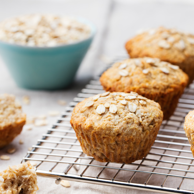 Müslimuffin auf Kuchengitter